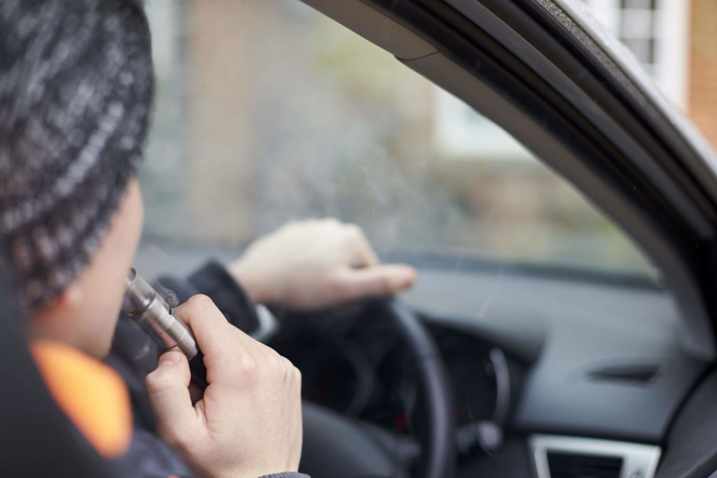 Driver vaping medical marijuana