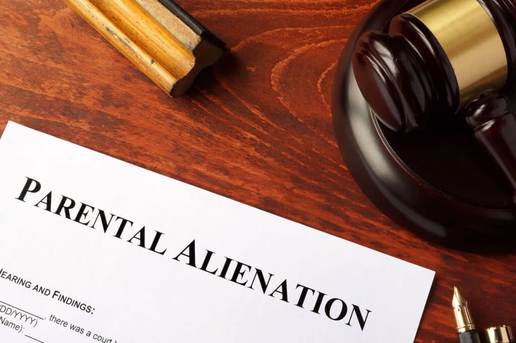 Parental alienation court document