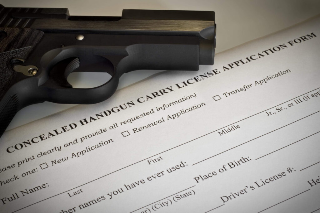 Montgomery County PA concealed carry permit application