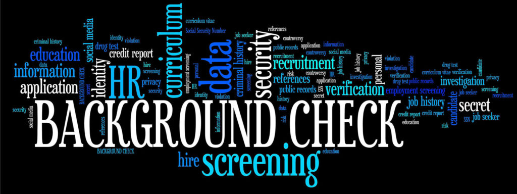 Situations that may require a background check