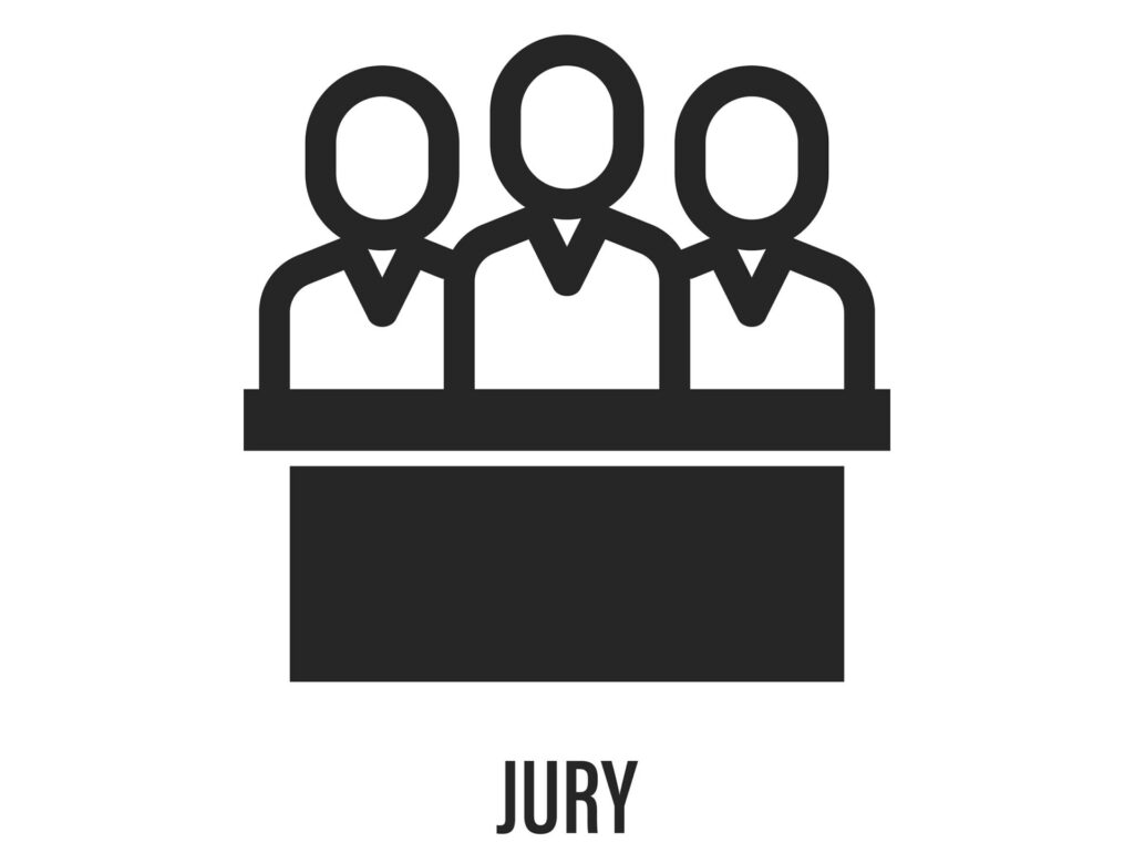 Diagram with the word jury